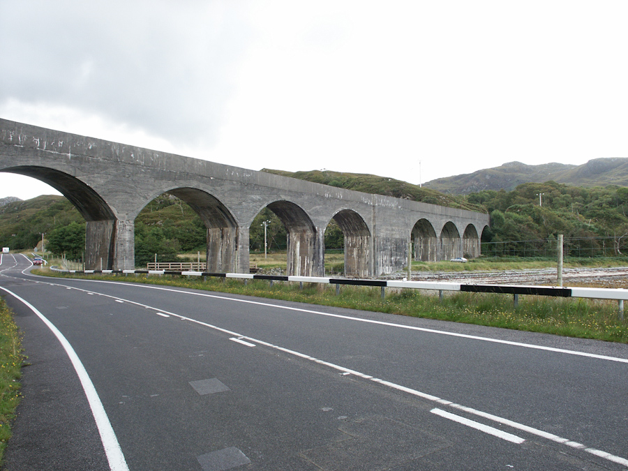 Loch Nan Uamh Viaduct over Gleann Mama